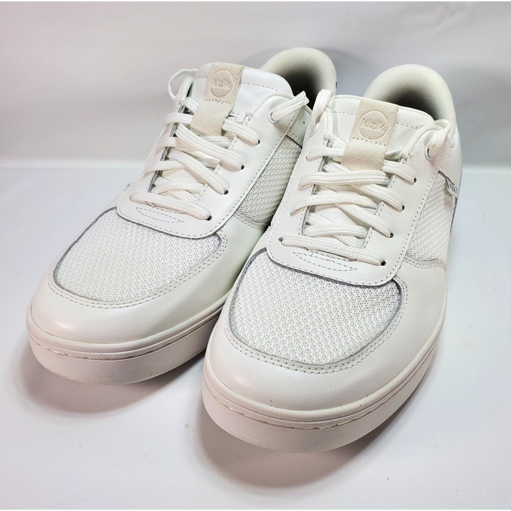 Kizik Oslo Optic White Mens Athletic Sneaker Men's Size 9 Leather‎ Plantar
